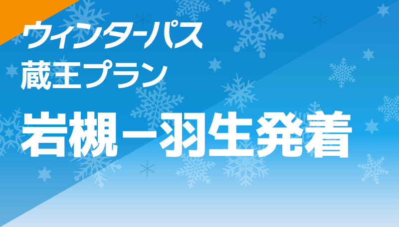 蔵王プラン 岩槻－羽生発着