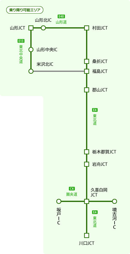 蔵王プラン 対象エリア図