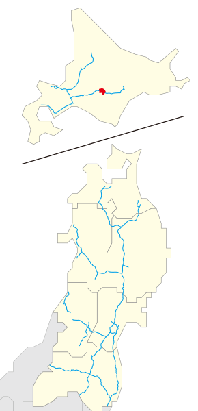 北海道エリアの地図画像