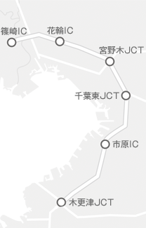 京葉道路・館山道MAP