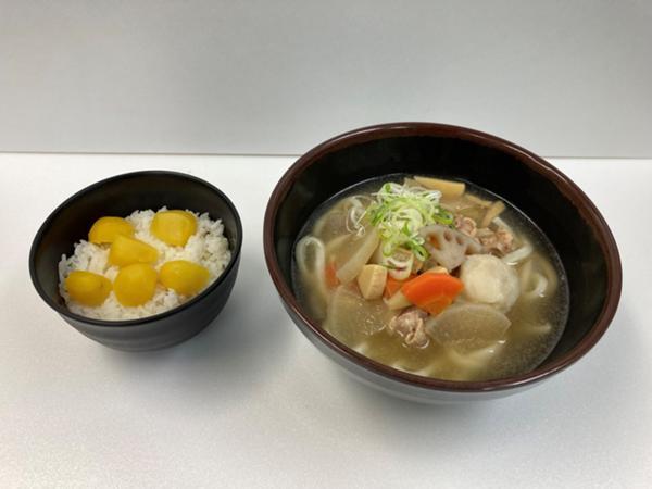 第2位「けんちんうどん栗ごはんセット」のイメージ画像