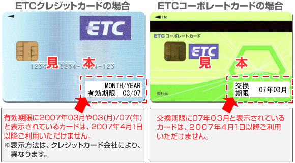 料金所を通過するときには Etcカード 有効期限切れにご注意 道路交通情報 ドラぷら